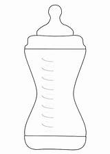 Bottle Baby Draw Line sketch template