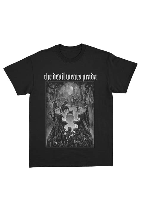 album art tee black  shirt  devil wears prada  shirts  store  district lines