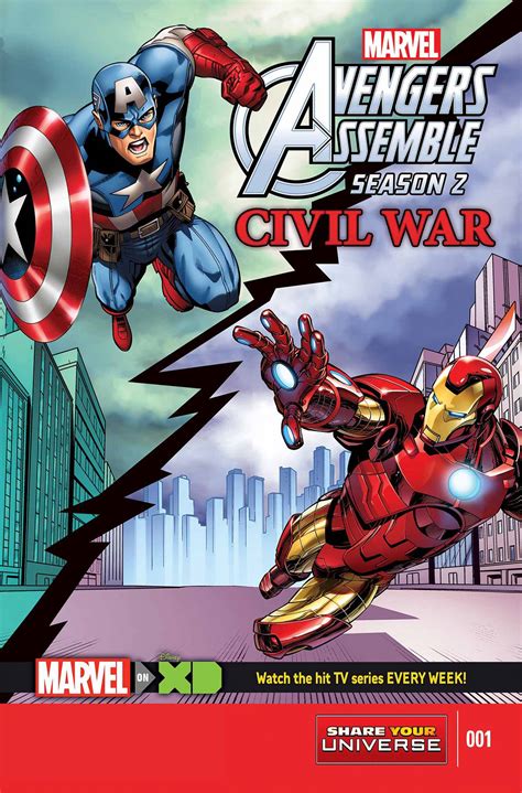 marvel universe avengers assemble civil war  fresh comics