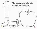 Hungry Caterpillar Coloring Very Pages Book Fruit Divyajanani sketch template