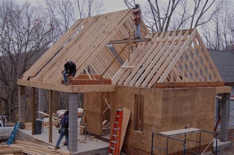 build gable roof extend overhang ideas porch    trailer