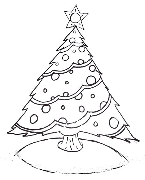 printable christmas tree  santa coloring pages kids creative