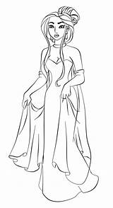 Anastasia Poca Coloring Pages Disney Lineart Deviantart Tosca Paola Princess Visit Drawings sketch template