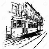 Streetcar Drawing Getdrawings sketch template