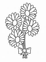Bloemen Leukekleurplaten sketch template