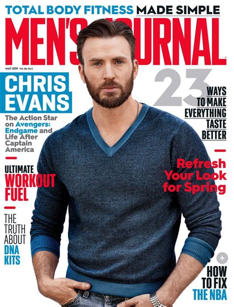 Avengers Endgame Star Chris Evans For Men S Journal