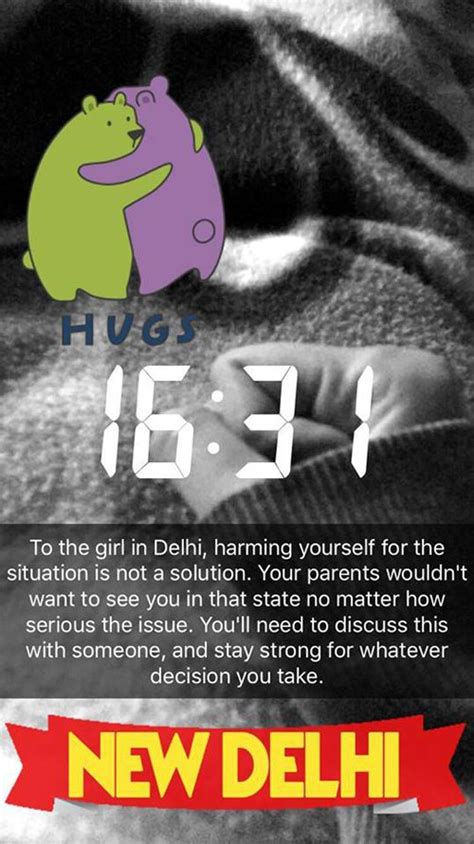a 20 year old pregnant delhi girl wanted to commit suicide but the snapchat community saved her