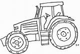 Tractor John Deere Coloring Pages Tractors Drawing Kids Easy Print sketch template
