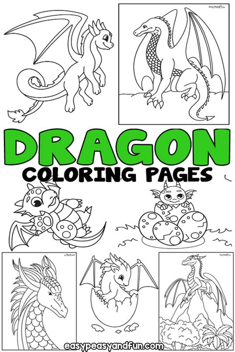 dragon coloring pages  kids adults dragon coloring page