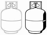 Propane Tank Clipart Clip Cylinder Vector Cliparts Anyway Bottle Cost Clipground Library Gif Getdrawings sketch template