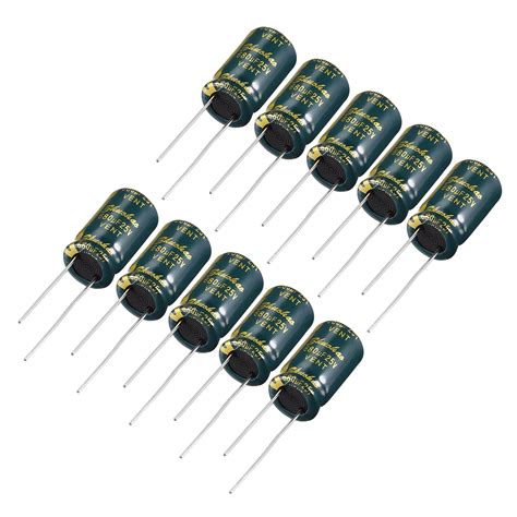 uxcell xmm uf   esr aluminum radial electrolytic capacitors  pack walmartcom