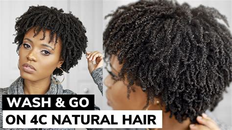 wash and go 4c hair youtube fashion hairstyle