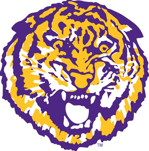 lsu tigers primary logo   growling tigers head lsu tigers