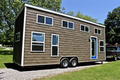 chalet shack tiny house  wheels mini mansions tiny home builders llc