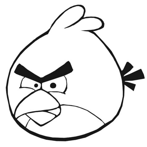 simple angry bird coloring pages  print  preschoolers kbld