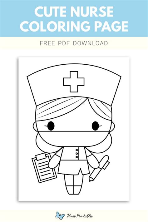 cute nurse coloring page coloring pages cute nurse nurse