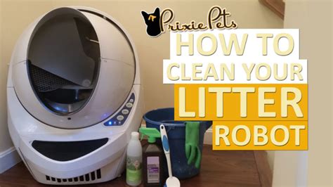 clean litter robot easy step  step instructions