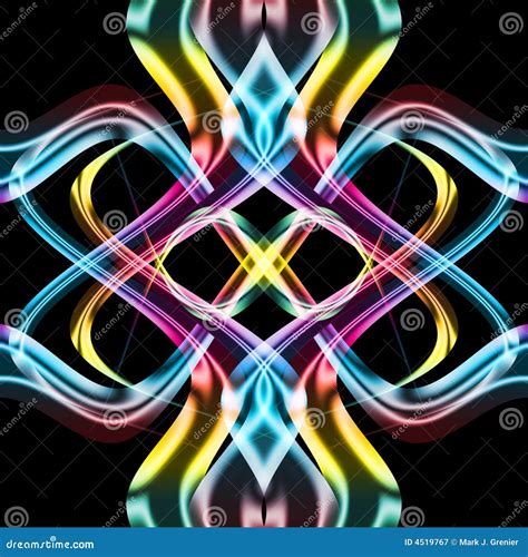neon metallic abstract stock illustration illustration  symmetrical