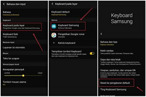 mengembalikan keyboard samsung  semula iskandarnotecom