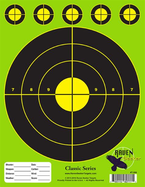 pack paper shooting sniper targets classic series yellow  sale