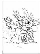 Yoda Coloring Master Pages Lego Wars Star Getcolorings sketch template