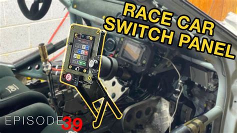 race car switch panel cartek power distribution panel carbon support building  fastest ep