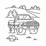 Coloriage Camion sketch template