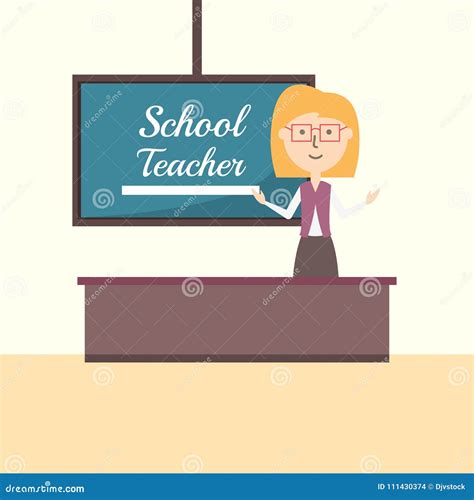 school teacher design stock vector illustration  profession