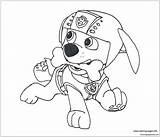 Paw Patrol Zuma Pages Coloring Bone Color Print sketch template