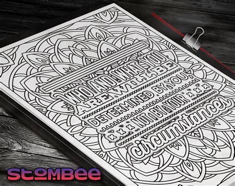 positive affirmation coloring book  coloring pages etsy