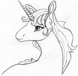 Unicorn Coloring Pages Drawing Easy Sketch Pencil Cool Printable Drawings Head Unicorns Simple Draw Cute Last Sketches Colouring Outline Getdrawings sketch template