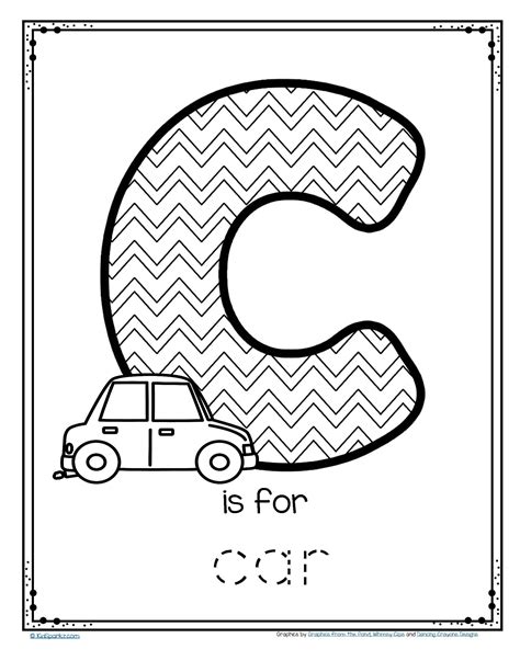 car tracing worksheet alphabetworksheetsfreecom