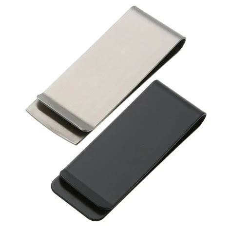 latest metal stainless steel money clips wallet folder clip collar