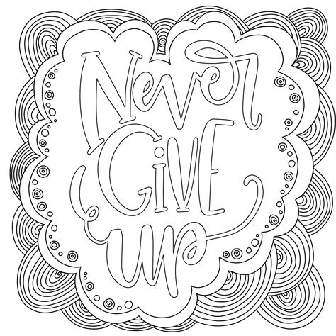 motivational printable coloring pages zentangle coloring etsy