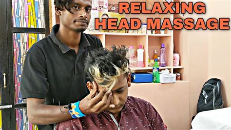 Unique Style Head And Upper Body Massage By Indian Barber Neck Cracking