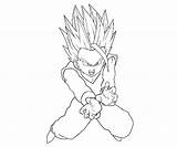 Gohan Kamehameha Coloring Son Father Pages Template sketch template