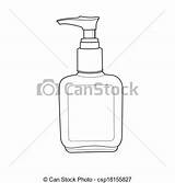 Lotion Drawing Paintingvalley Pump Cream Drawings Outline Bottle sketch template