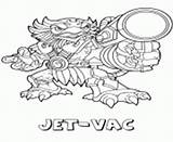 Coloring Pages Skylanders Giants Printable Lightcore Prism Break Vac Series1 Jet Air Book sketch template