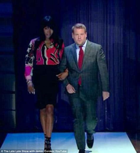 james corden learns how to strut his stuff from naomi campbell on the