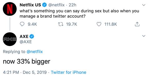 Brands On Twitter Have Fun With Netflix S Sex Joke Challenge Boing Boing