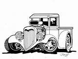 Ford Drawings Coloring Pages Drawing Car Cars Truck Rat Trucks Pickup Rods Rod Hot Pencil Cool Deviantart Rev Cartoon Monster sketch template