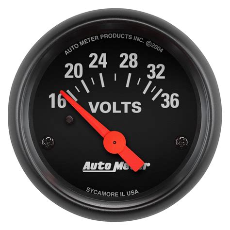 auto meter   series   voltmeter gauge