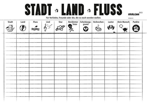 vorlage stadt land fluss lustig