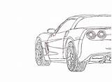 Corvette Outline Chevrolet Drawing Vivo Mal Getdrawings Deviantart 2007 sketch template