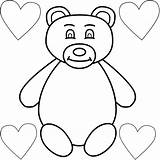 Bear Coloring Teddy Heart Pages Mother Print Color Hearts Cute Animals Printable Bears Valentine Mothers Valentines Bigactivities Happy Four Around sketch template
