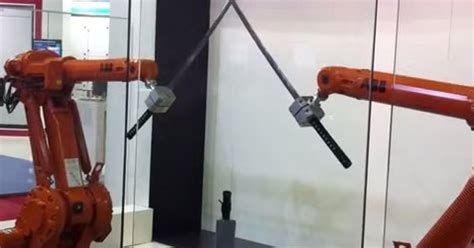 Robot Sword Fighting Is The Coolest Thing You Ll See All Day Huffpost Uk