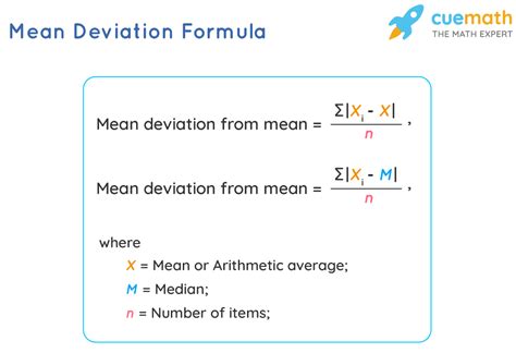 deviation formula learn formula   deviation