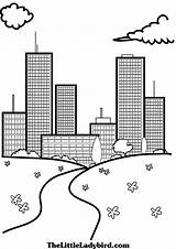 City Coloring Pages sketch template