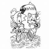 Sonic Hedgehog Ausmalbilder Printen sketch template