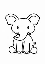 Elefant Malvorlage Herunterladen sketch template